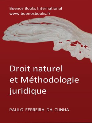 cover image of DROIT NATUREL ET MÉTHODOLOGIE JURIDIQUE